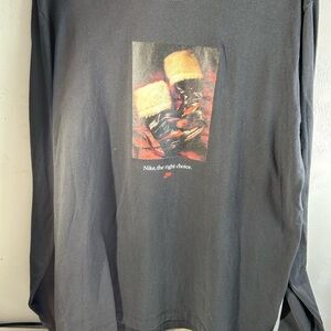 Nike Black Long Sleeve Shirt with Graphic